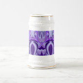 Chope À Bière Rêves de fleurs violettes (Centre)