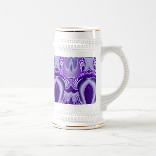 Chope À Bière Rêves de fleurs violettes (Droite)