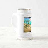 Chope À Bière Rick London Drôle Optométriste Illusion (Devant gauche)