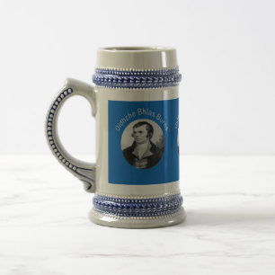 Chope À Bière Robbie Burns - Oidhche Bhlas Burns Light Grey