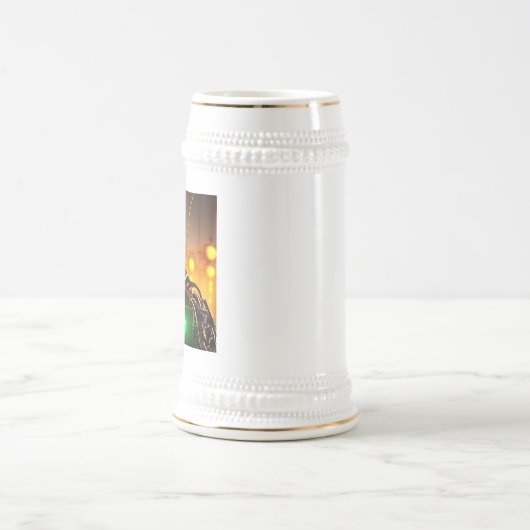 Chope À Bière Robot 2 blanc stein or trim (Centre)