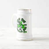 Chope À Bière Roche avec votre shamrock ! (Devant gauche)