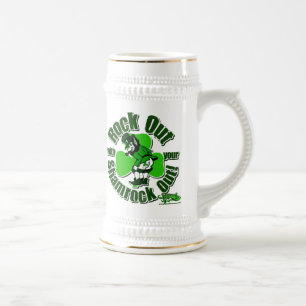 Chope À Bière Roche avec votre shamrock !