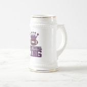 Chope À Bière Roi du football d'imaginaire (Devant droit)