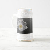 Chope À Bière Rose de plage de Blanc Stein (Devant gauche)