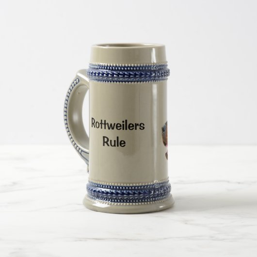 Chope À Bière Rottweiler (Devant gauche)