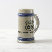 Chope À Bière Route 66 Pirate Mug, (Devant droit)
