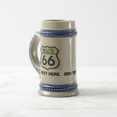 Chope À Bière Route 66 Pirate Mug, (Devant gauche)