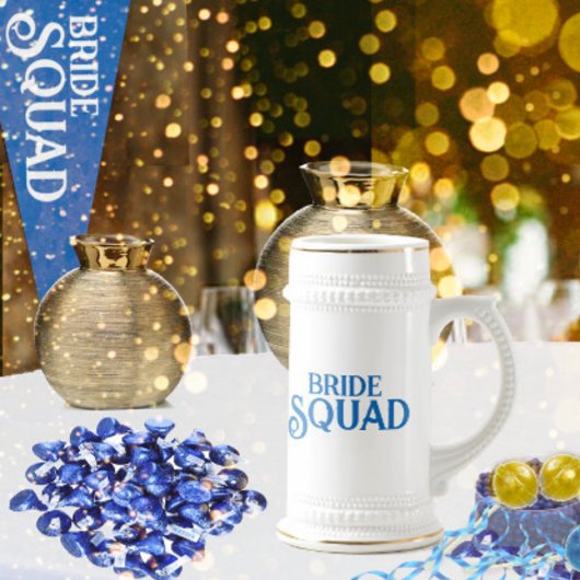 Chope À Bière Royal Blue Bride Squad