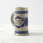 Chope À Bière Royaume de bière néerlandaise Stein (Devant gauche)