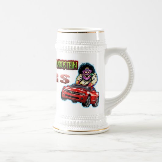 Chope À Bière RS rouge Stein - blanc/or de Chevy Camaro (Droite)