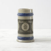 Chope À Bière Ruban de fleurs blanches par Kenneth Yoncich Modèl (Centre)