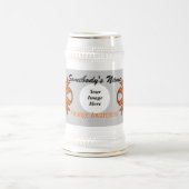 Chope À Bière Ruban de trèfle orange Tmpl par Kenneth Yoncich (Centre)