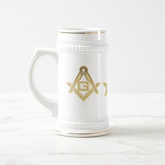 Chope À Bière Ruée d'or masonique (Gauche)