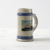 Chope À Bière S.S. Étoile olympique, étoile blanche Line, 1913 (Devant droit)