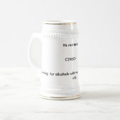 Chope À Bière Sa pas bière sa : , C2H5OH, avertissant : pour (Devant gauche)