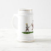 Chope À Bière Saint George et le Dragon du XVe siècle (Devant gauche)