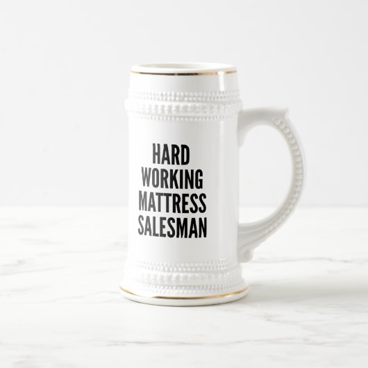 Chope À Bière Salesman de Matelas de travail dur (Droite)