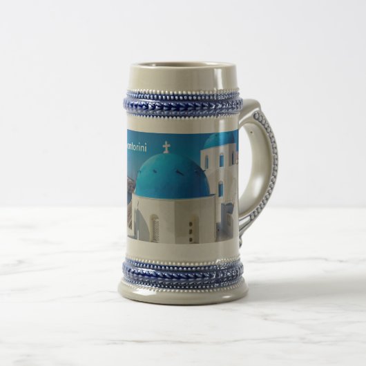 Chope À Bière Santorin Grèce (Devant droit)