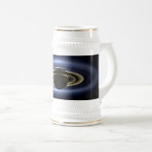 Chope À Bière Saturne Éclipse le Soleil de Cassini Orbiter (Devant droit)