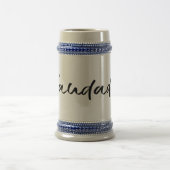 Chope À Bière Saudade Noir personnalisable (Centre)