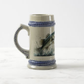 Chope À Bière Saut de basse à grande bouche (Gauche)