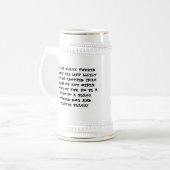 Chope À Bière Sauvez les chiens noirs Stein (Devant gauche)