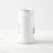 Chope À Bière Schnauzer Dad Stein (Centre)