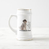 Chope À Bière Schnauzer Dad Stein (Gauche)