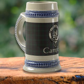 Chope À Bière Scottish Campbell Crest Badge & Tartan