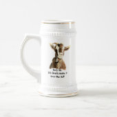 Chope À Bière Seules les Vielles chèvres arrivent sur la colline (Gauche)