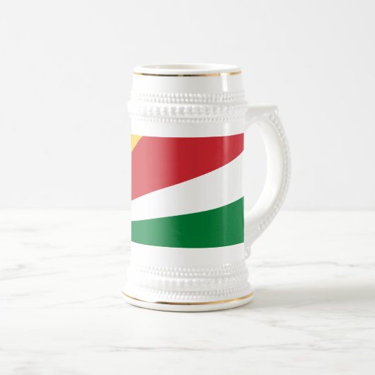 Chope À Bière Seychelles Flag (Devant droit)