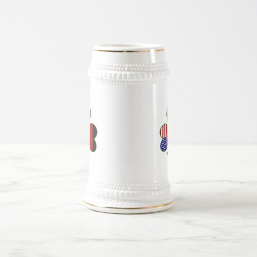 Chope À Bière Shamrock allemand (Centre)