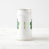Chope À Bière Shamrock de la Saint-Patrick personnalisable (Centre)