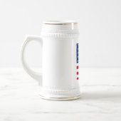 Chope À Bière Shamrock du drapeau irlandais américain Clover St. (Gauche)