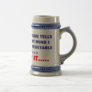 Chope À Bière SI UNE PLUS DE PERSONNE DIT, JE je PERDS MON