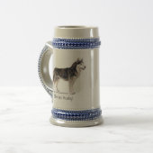 Chope À Bière Sibérien Husky ! (Devant gauche)