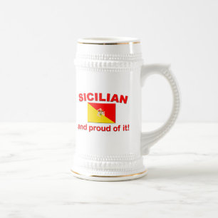 Chope À Bière Sicilien fier