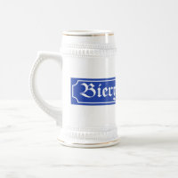 Signe de Biergarten, Bavière, Allemagne