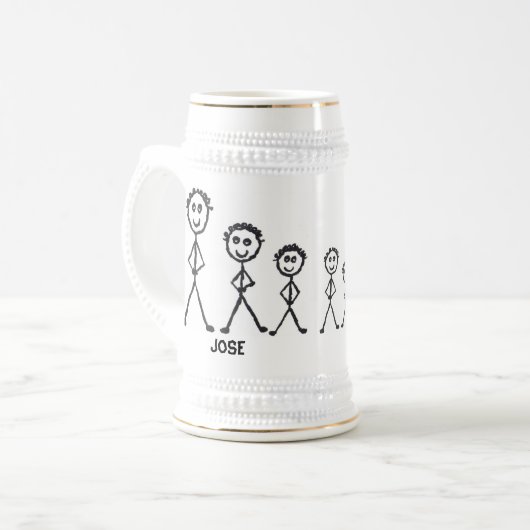 Chope À Bière Signification nommée de Jose (Devant gauche)