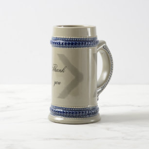 Chope À Bière Simple minimaliste élégant merci élégante coutume