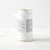 Chope À Bière Simple texte d'article de journal à trois colonnes (Devant gauche)