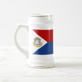 Chope À Bière Sint Maarten Flag (Gauche)