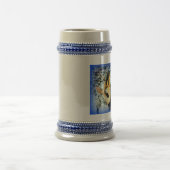 Chope À Bière sirène à poil noir bleu (Centre)