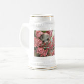 Chope À Bière "Sirène avec des roses" (Devant gauche)