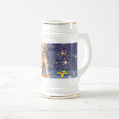 Chope À Bière Sirène dorée (Devant droit)