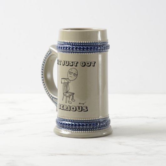 Chope À Bière SIT JUSTE A DEVENU GRAVE Stein (Devant gauche)