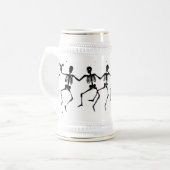 Chope À Bière Skeletons dansants Halloween Thunder_Cove (Devant gauche)