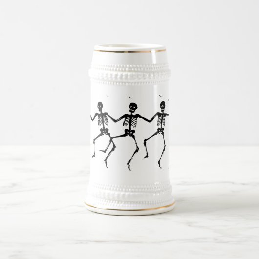 Chope À Bière Skeletons dansants Halloween Thunder_Cove (Centre)