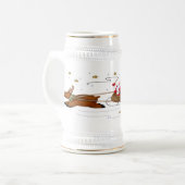 Chope À Bière Sleigh - Stein de Père Noël (Devant gauche)